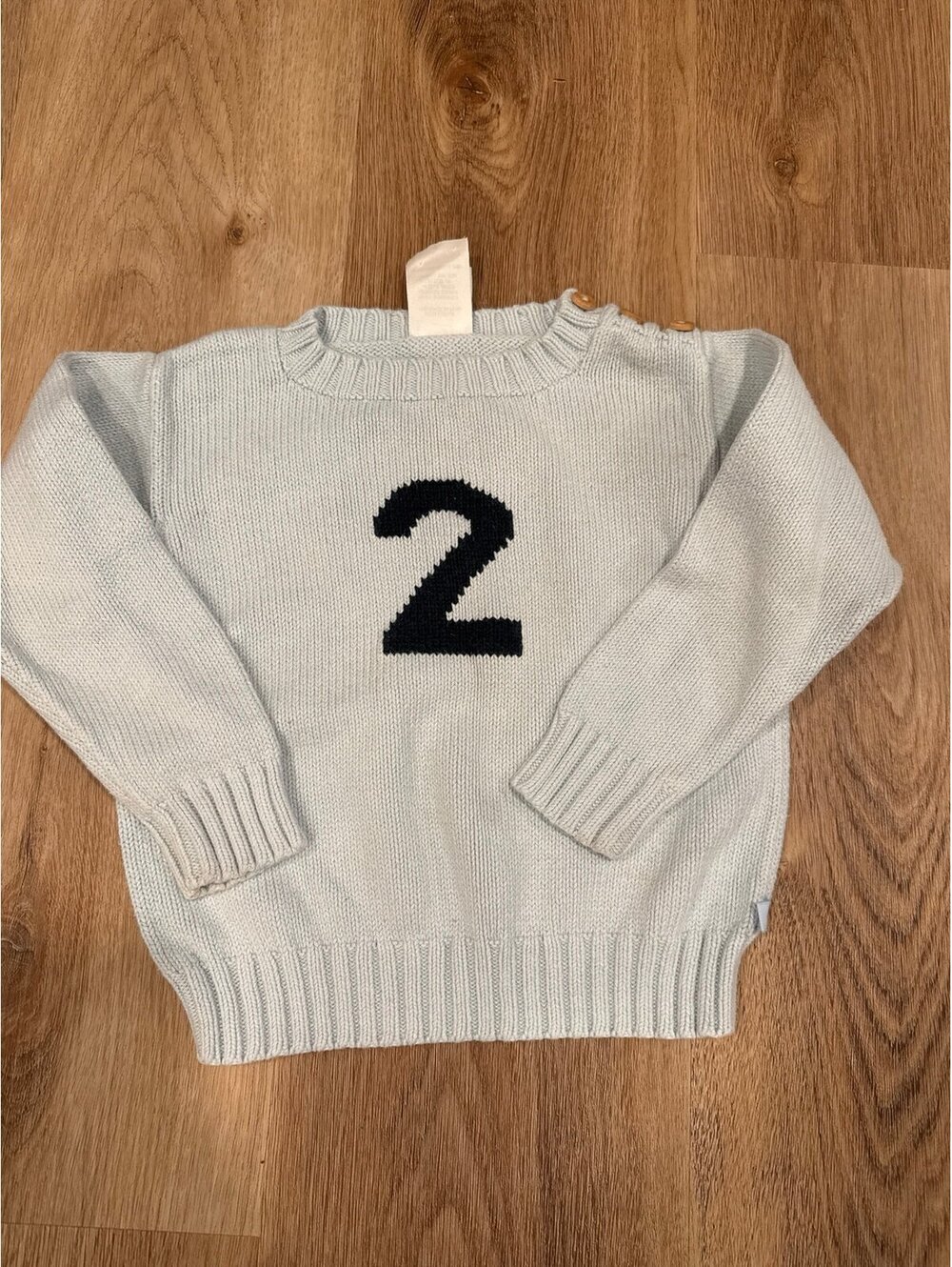 Bella Bliss light blue sweater